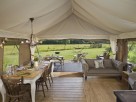 Fairy Flax Luxury Lodge Tent Glamping in Private Woodland